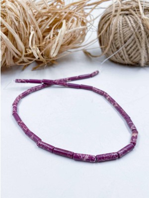 Mucize Taş Varisit Boru Kesim 4*13 mm Doğal Taş Dizi