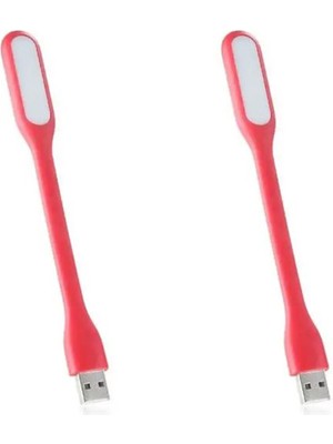 Gaman Esnek Taşınabilir USB LED Işık Lamba Gece Lambası ( 2 Adet ) Tüm USB Girişleriyle Uyumlu 17CM