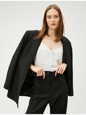 Koton Saten Atlet Askılı V Yaka