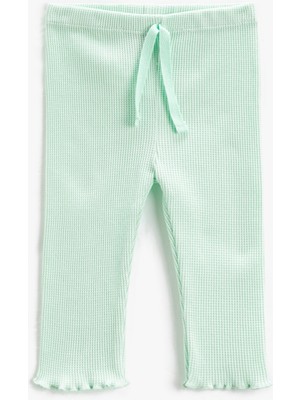 Koton Fitilli Basic Tayt Beli Lastikli Bağlamalı