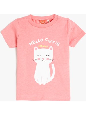 Koton Kız Bebek Tshirt Pembe 3SMG10086AK