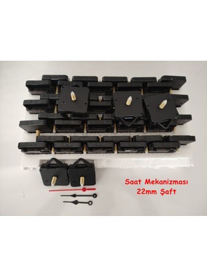 Anka Hobi Market Saat Mekanizması 22 mm Şaft (1 Adet)