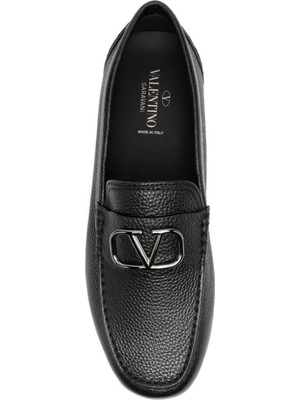 Valentino Garavani Valentino Garavani Vlogo Signature Leather Driving Shoes10