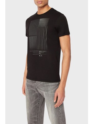 Armani Exchange % 100 Pamuk Bisiklet Yaka Regular Fit T Shirt Erkek T Shirt 3rztfd ZJH4Z 1200