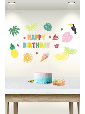 Summer Yaz Temalı Çok Parçalı Afiş *kalın Kağıt