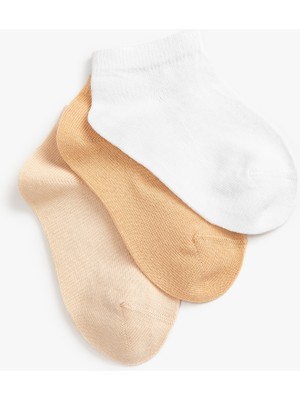 Koton 3'lü Basic Çorap Paketi