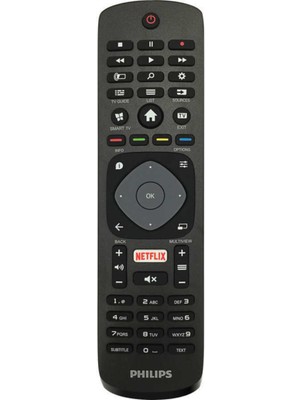 Philips TV Kumandası YKF406-002 – Philips Uyumlu, Ergonomik ve Dayanıklı Tasarım, Kızılötesi Bağlantı, Kolay Kullanım