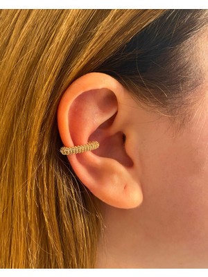 Pireksiya Çelik Kalp Şeklinde Earcuff