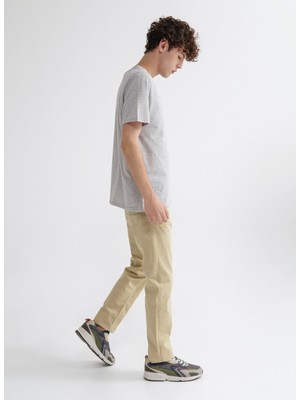 Aeropostale Normal Bel Slim Paça Bej Erkek Chino Pantolon Desta