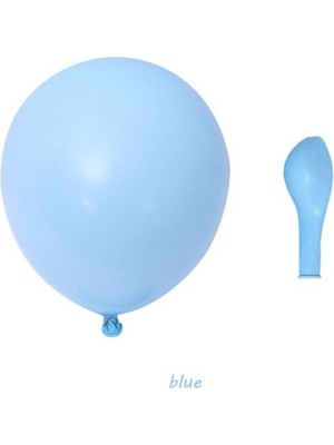 Kidspartim Mini Makaron Mavi Balon 6 Inç