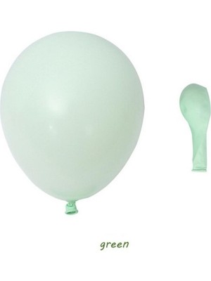 Kidspartim Mini Makaron Yeşil Balon 6 Inç