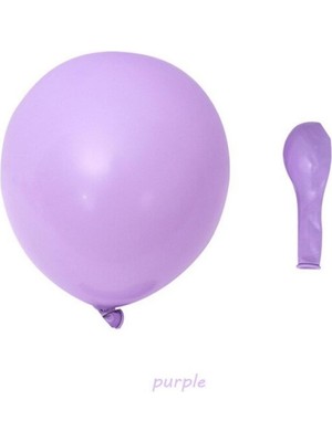 Kidspartim Mini Makaron Lila Balon 6 Inç