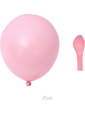 Kidspartim Mini Makaron Pembe Balon 6 Inç