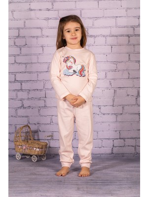 Zeyland Kız Çocuk Unicorn Baskılı Pijama Takımı10