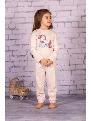 Zeyland Kız Çocuk Unicorn Baskılı Pijama Takımı10