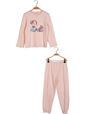 Zeyland Kız Çocuk Unicorn Baskılı Pijama Takımı10