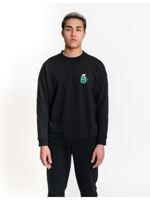 Luo Camp Sweatshirt 02 - Black Erkek Eşofman Üst