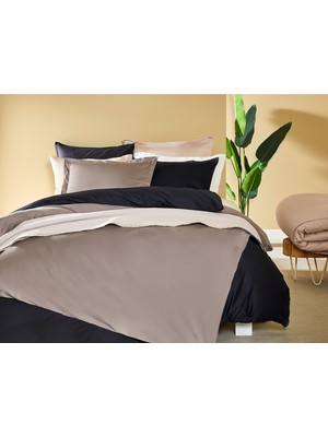 Linens Mıx&match Saten Tek Kişilik Nevresim Kılıfı Taş