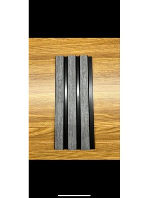 Renkli Duvarlar Atc Gri Antrasit Dekoratif Görünüm Pvc Kaplama Lambiri 12CMX90CM