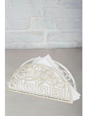 Venon Home Peçetelik Gizem Krem Sarı Patine