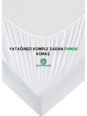 Nart Home Fitted Kapitone Yatak Koruyucu Alez Pamuk 150x200 (9 Farklı Ebat)