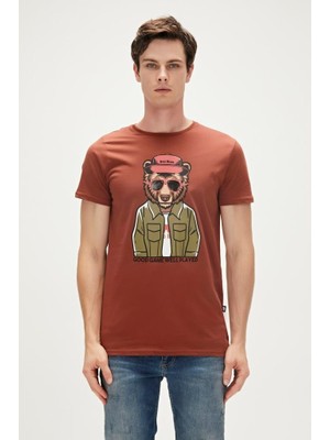 Bad Bear GOOD GAME  T-SHIRT KREM Erkek T-Shirt 23.01.07.009-C122