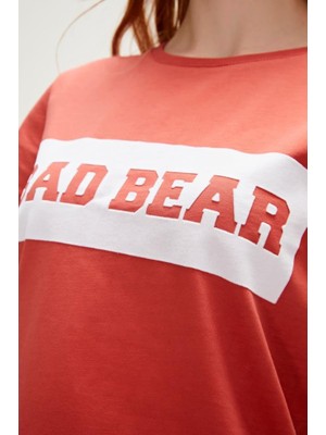 Badbear Kadın Flog T-Shırt Tarçın