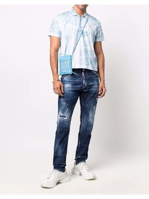 Dsquared2 Distressed Straight-Leg Cool Guy Jeans