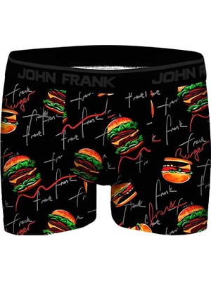 John Frank Dijital Erkek Boxer Hot Burger