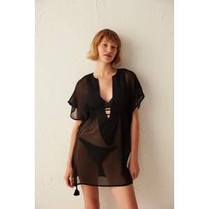 Siyah Basic Kaftan