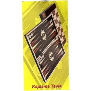 Sedef Ahşap Kaplama Tavla –( Büyük Boy)
