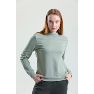 Çağla Dik Yaka Sweatshirt