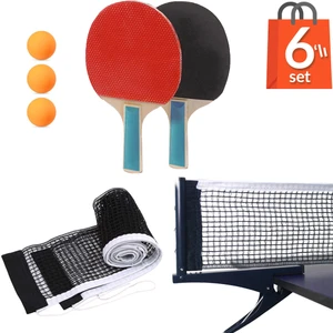 Masa Tenisi Filesi Raket Top Seti 6lı Kelepçe Mekanizmalı Pinpon Masası Ağı