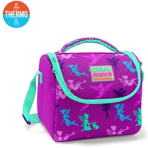 Coral High Kids Koyu Pembe Su Yeşili Peri Desenli Thermo Beslenme Çantas 11803