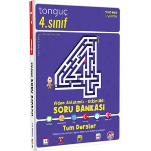 Tonguç Akademi 4. Sınıf Tüm Dersler Video Anlatımlı - Etkinlikli Soru Bankası