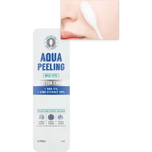 Özel Peeling Esanslı %100 Pamuk Peeling Çubuğu (Hafif) A'PIEU Aqua Peeling Cotton Swab (Mild)