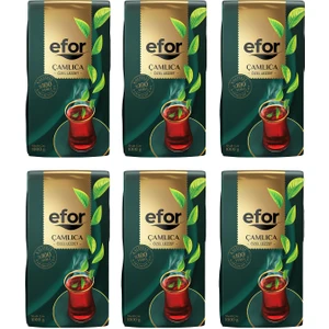 Efor Çay Efor Çamlıca Siyah Dökme Çay 1.000 gr x 6 Adet