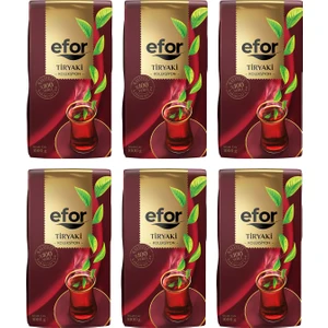 Efor Çay Efor Tiryaki Siyah Dökme Çay 1.000 gr x 6 Adet