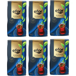 Efor Çay Efor Harman Siyah Dökme Çay 1.000 gr x 6 Adet