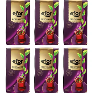 Efor Çay Efor Bergamot Siyah Dökme Çay 1.000 gr x 6 Adet