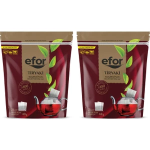 Efor Çay Efor Demlik Poşet Çay Jumbo Tiryaki 40GR 25 Li x 2 Adet