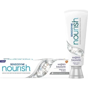 Nourish Beyazlatıcı Diş Macunu 50 ml - Nane Aromalı, Hassas Dişler İçin, Geri Dönüştürülebilir Ambalaj ile