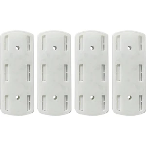 4 Adet Güç Şeridi Sabitleyici Punch-Free Organizasyon Plug-In Soket Sabitleyici Tutucu Abs (Yurt Dışından)