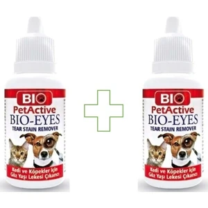 Bio Pet Active Eyes Kedi Köpek Gözyaşı Lekesi Çıkarıcı 50ML x 2ADET