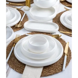 Bianco Perla Full Moon 6 Kişilik 27 Parça Porselen Yemek Takımı Msyt094