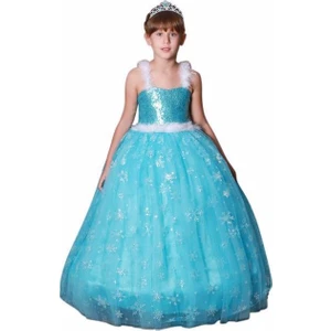 Butik Happy Kids Kız Çocuk Frozen Elsa Kostümü10