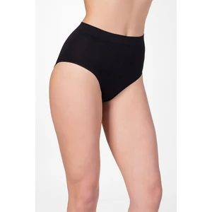 Secret Moda Dikişsiz Yüksek Silikon Bel Bato Slip Korse Külot Siyah10