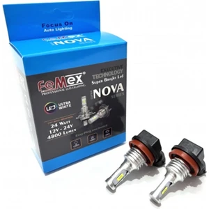Nova H11 Sarı Işık Fansız LED Ampul 4800 Lumen