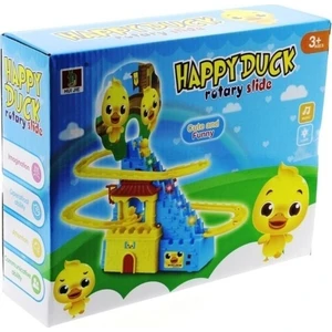 Saha Oyuncak Dön Dolaş Ördekler Merdivenden Çıkıp Kaydıraktan Ördek Kayan Işıklı Müzikli