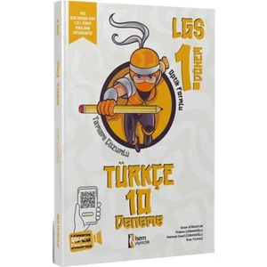 İSEM Yayıncılık 8. Sınıf LGS 1. Dönem Türkçe 10 Branş Deneme